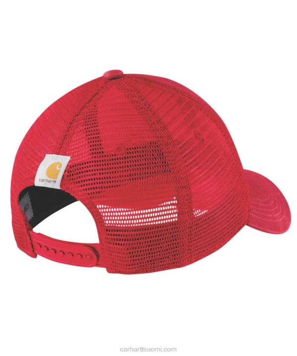 asfaltin musta miehet Carhartt canvas verkkoselkälogograafinen korkki 4NNJ88