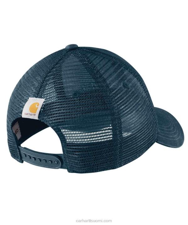 asfaltin musta miehet Carhartt canvas verkkoselkälogograafinen korkki 4NNJ88