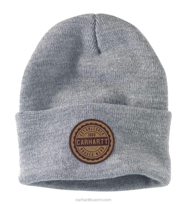 kanervanharmaa miehet Carhartt neulo kestävä kulumispipo 4NNJ95