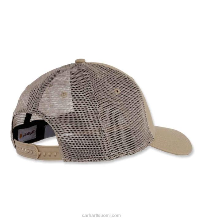 musta miehet Carhartt Kestävä ammattilaissarjan kangasverkkoselkäkorkki 4NNJ85