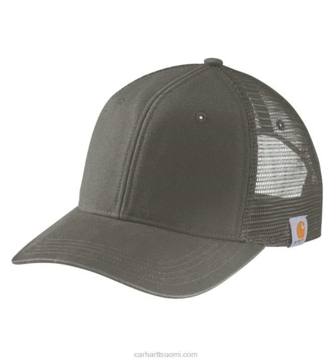 musta miehet Carhartt canvas verkkoselkäkorkki 4NNJ89