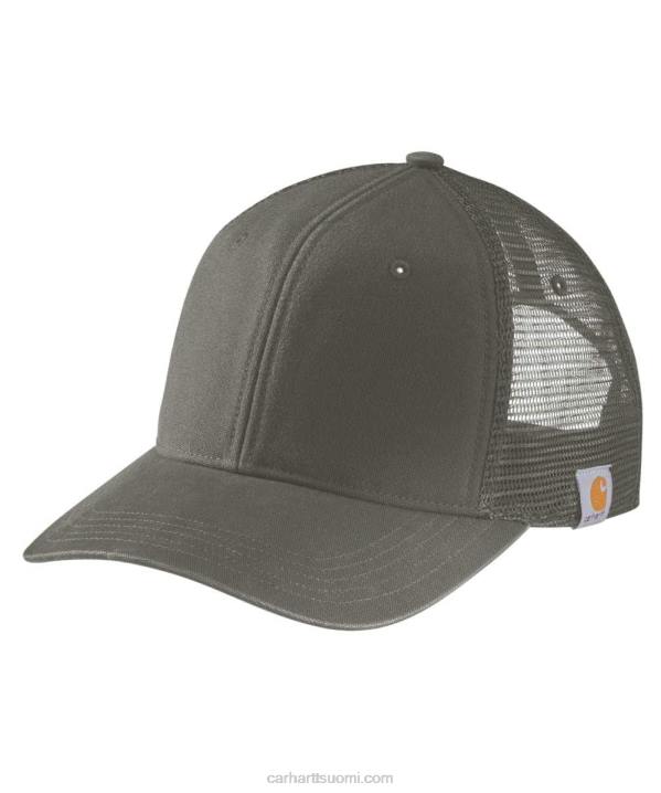 musta miehet Carhartt canvas verkkoselkäkorkki 4NNJ89