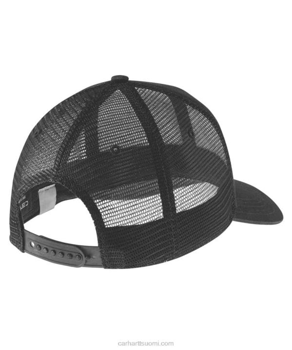 musta miehet Carhartt canvas verkkoselkäkorkki 4NNJ89