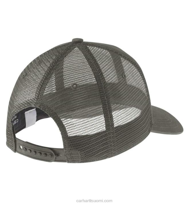 musta miehet Carhartt canvas verkkoselkäkorkki 4NNJ89
