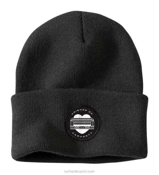 musta miehet Carhartt neulottu hihansuut foc graafinen pipo 4NNJ97