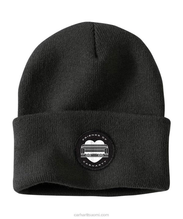 musta miehet Carhartt neulottu hihansuut foc graafinen pipo 4NNJ97