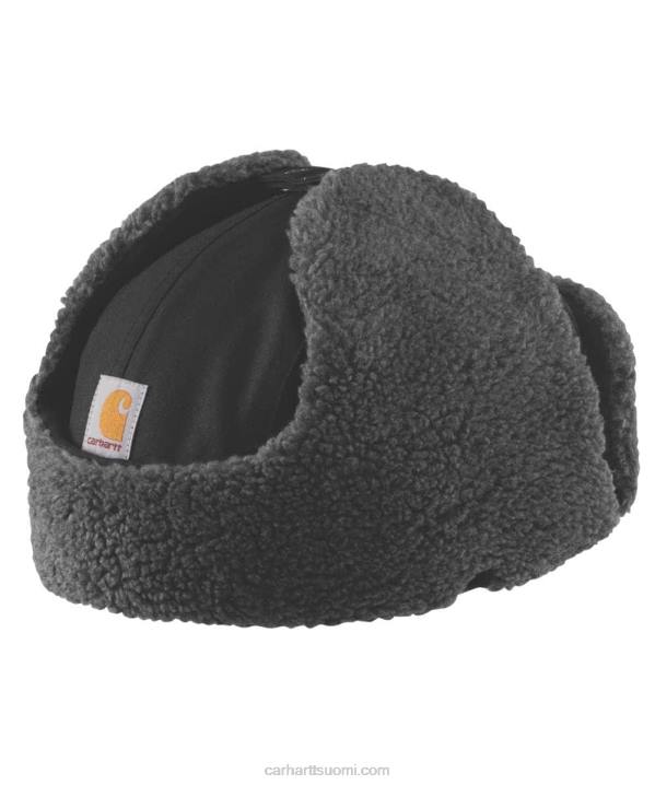 musta miehet Carhartt sateen puolustaja canvas trapper hattu 4NNJ10