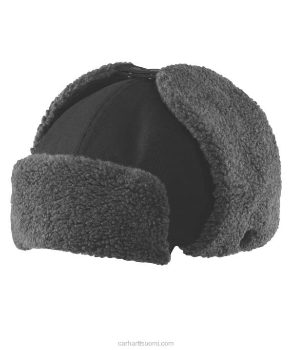 musta miehet Carhartt sateen puolustaja canvas trapper hattu 4NNJ10