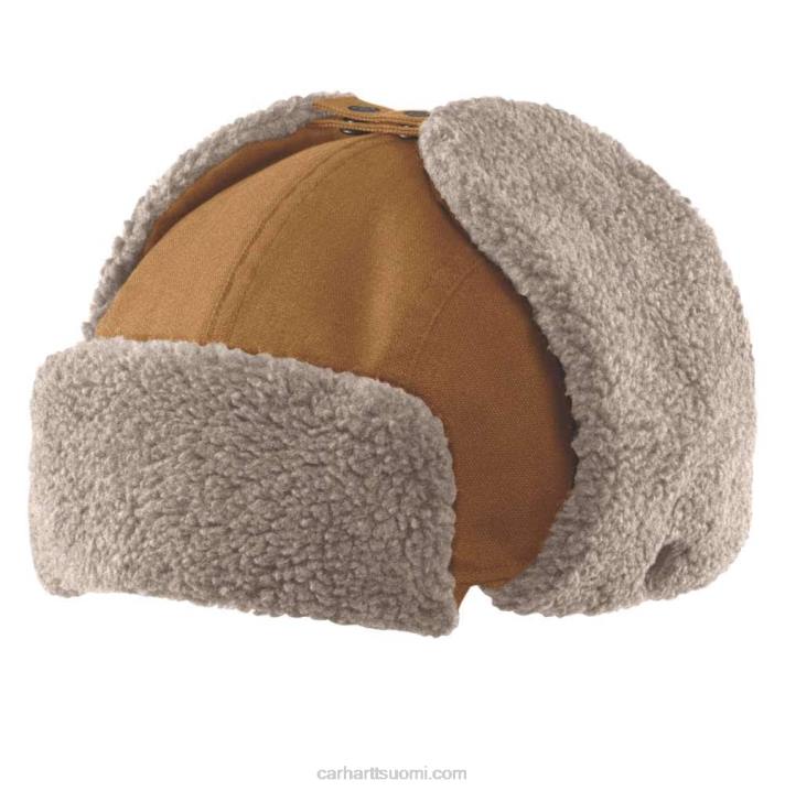 musta miehet Carhartt sateen puolustaja canvas trapper hattu 4NNJ10