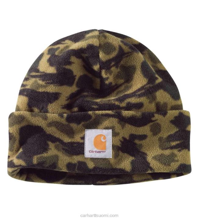 musta sokea ankka camo miehet Carhartt fleece camo pipo 4NNJ102