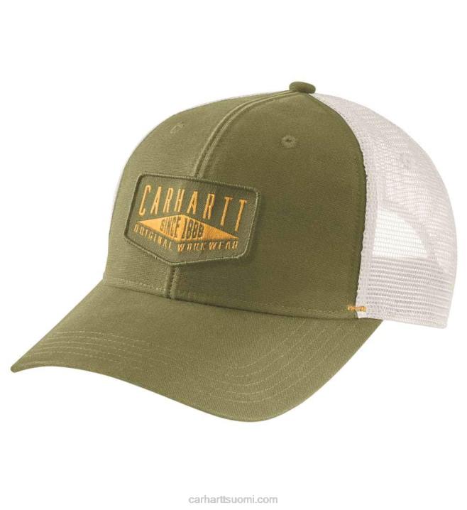 oikea oliivi miehet Carhartt kankainen työvaatekorkki 4NNJ92