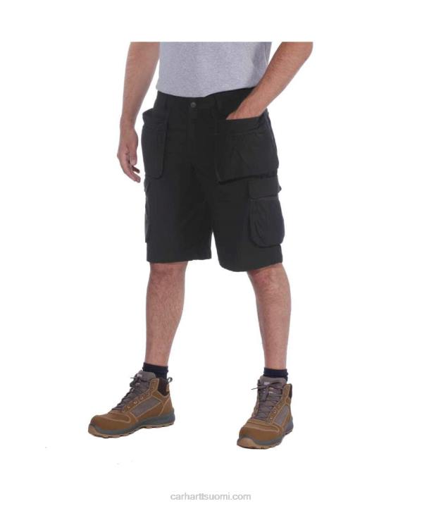 musta miehet Carhartt rugged flex relaxed fit ripstop cargo multi pkt work short 4NNJ151