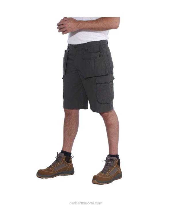 musta miehet Carhartt rugged flex relaxed fit ripstop cargo multi pkt work short 4NNJ151