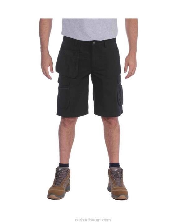 musta miehet Carhartt rugged flex relaxed fit ripstop cargo multi pkt work short 4NNJ151