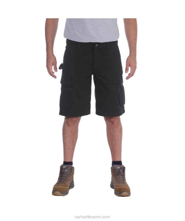 musta miehet Carhartt rugged flex relaxed fit ripstop cargo multi pkt work short 4NNJ151