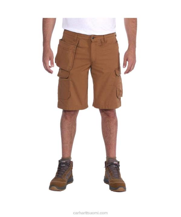 musta miehet Carhartt rugged flex relaxed fit ripstop cargo multi pkt work short 4NNJ151