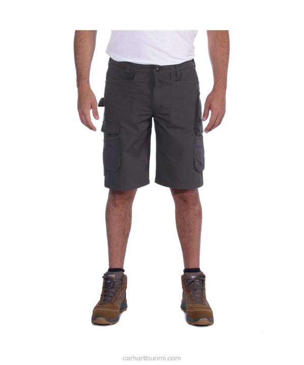 musta miehet Carhartt rugged flex relaxed fit ripstop cargo multi pkt work short 4NNJ151