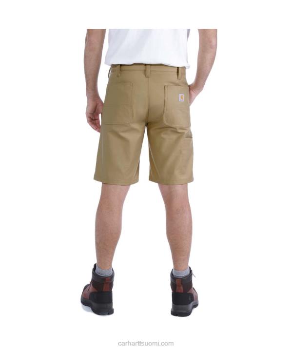 musta miehet Carhartt rugged professional sarja rugged flex rento fit canvas work short 4NNJ147