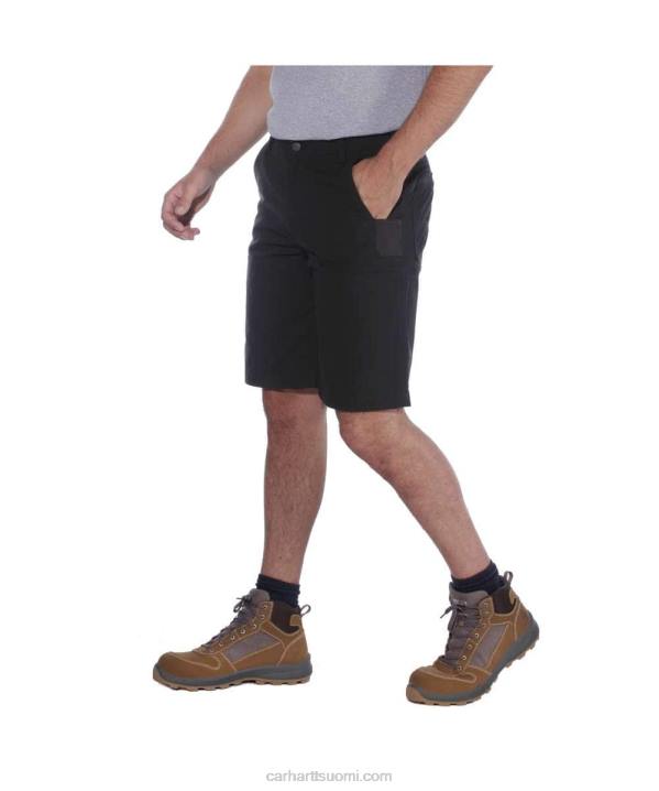musta miehet Carhartt teräs rugged flex relaxed fit hyödyllisyystyö lyhyt 4NNJ148