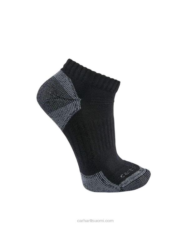 musta miehet Carhartt keskipainoinen puuvillasekoite matala sukka, 3 paria 4NNJ175