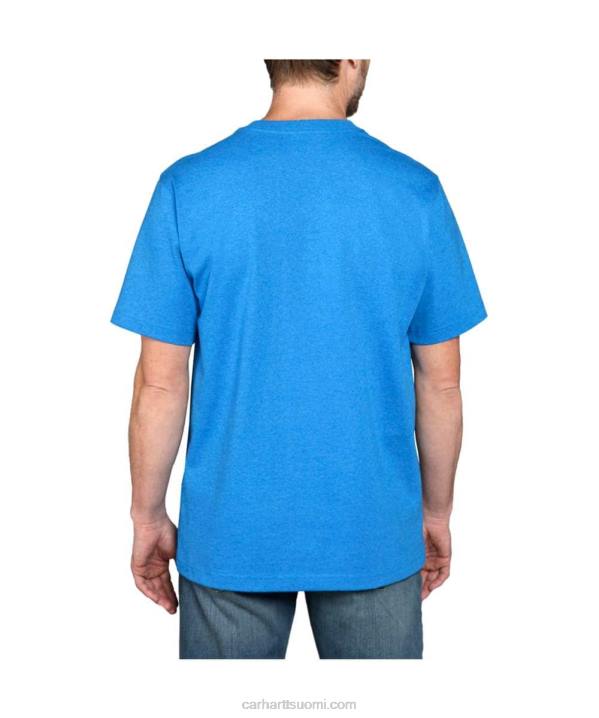 alppisininen kanerva miehet Carhartt rennon mallin raskas lyhythihainen k87 taskut-paita 4NNJ116