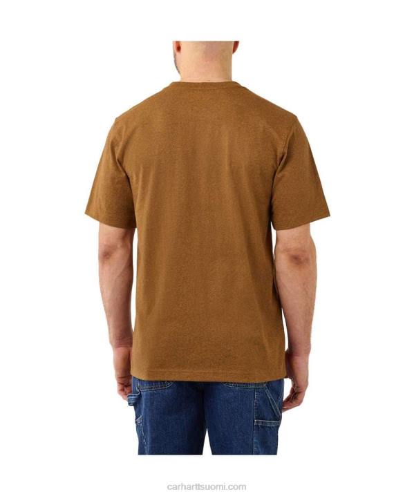alppisininen kanerva miehet Carhartt rennon mallin raskas lyhythihainen k87 taskut-paita 4NNJ116