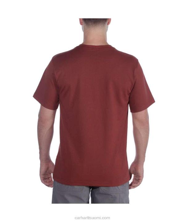alppisininen kanerva miehet Carhartt rennon mallin raskas lyhythihainen logograafinen t-paita 4NNJ127