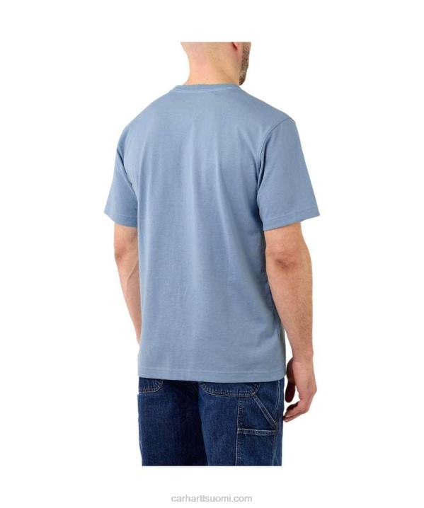 alppisininen kanerva miehet Carhartt rennon mallin raskas lyhythihainen logograafinen t-paita 4NNJ127