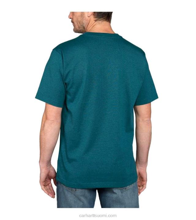hiilikanerva miehet Carhartt rennon mallin raskas lyhythihainen logograafinen t-paita 4NNJ122