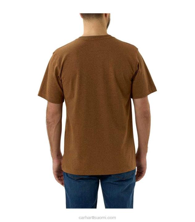 hiilikanerva miehet Carhartt rennon mallin raskas lyhythihainen sahagraafinen t-paita 4NNJ138