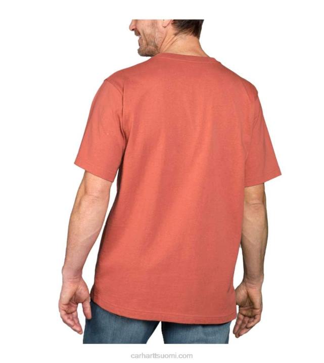 laivasto miehet Carhartt rennon mallin raskas lyhythihainen logograafinen t-paita 4NNJ121