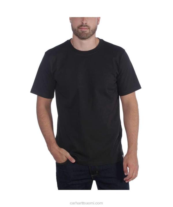 musta miehet Carhartt rennon mallin raskas lyhythihainen t-paita 4NNJ124