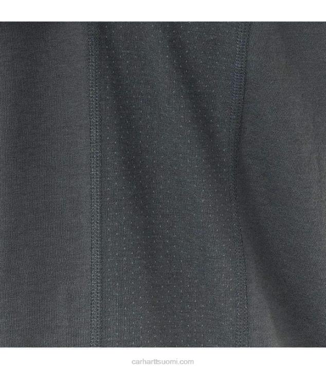 taivaansininen miehet Carhartt force rented fit keskipainoinen lyhythihainen block-logograafinen t-paita 4NNJ133