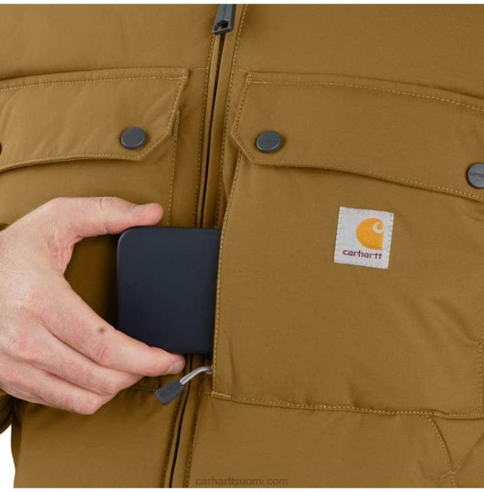 musta miehet Carhartt carhartt montana löysästi istuva eristetty takki 4NNJ16