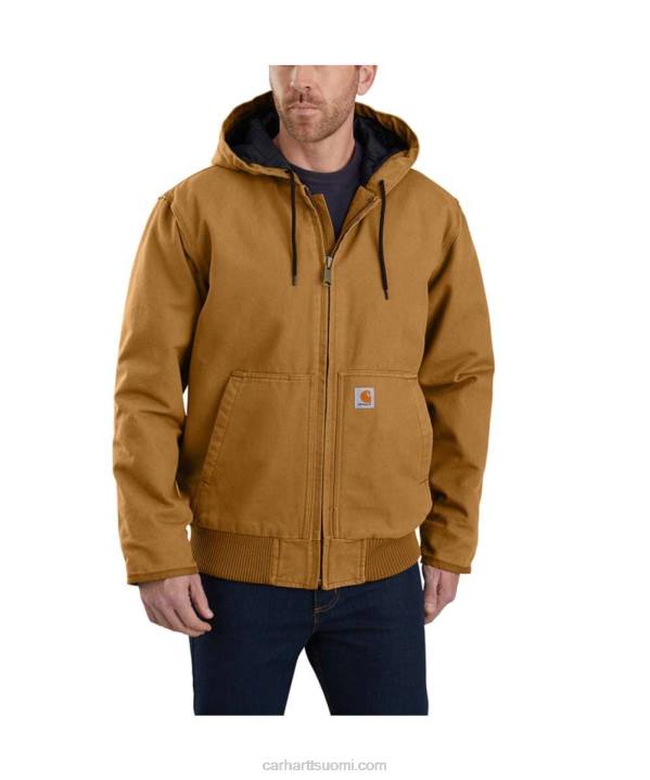 musta miehet Carhartt löysä istuvuus pesty ankka eristetty aktiivinen jac 4NNJ13