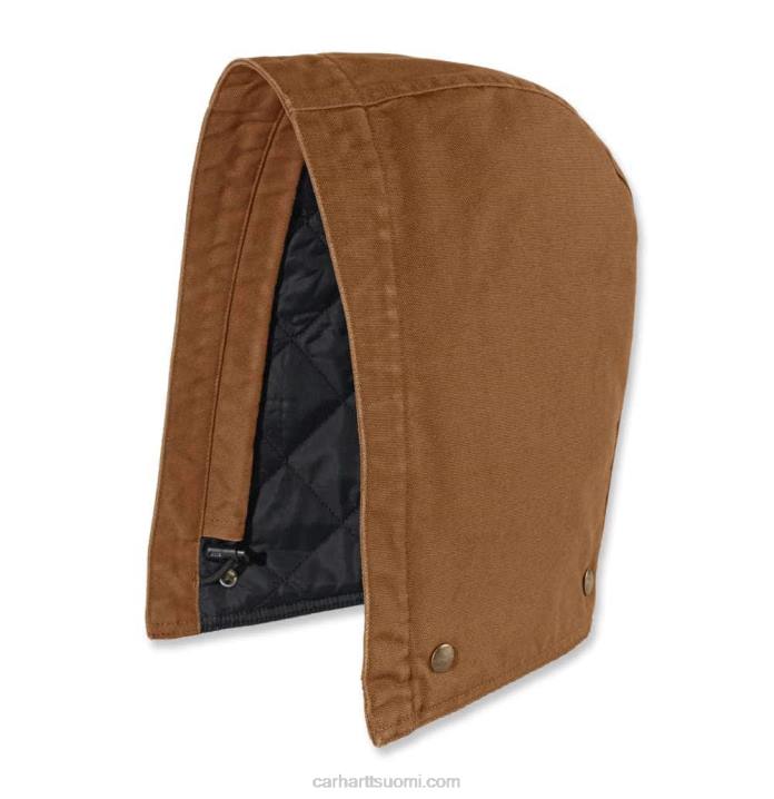 musta miehet Carhartt pesty ankka eristetty huppu 4NNJ33
