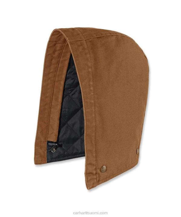 musta miehet Carhartt pesty ankka eristetty huppu 4NNJ33