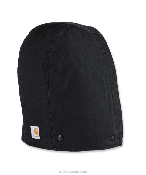 musta miehet Carhartt pesty ankka eristetty huppu 4NNJ33