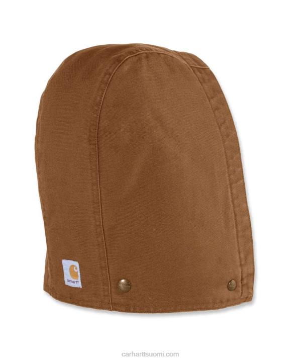 musta miehet Carhartt pesty ankka eristetty huppu 4NNJ33