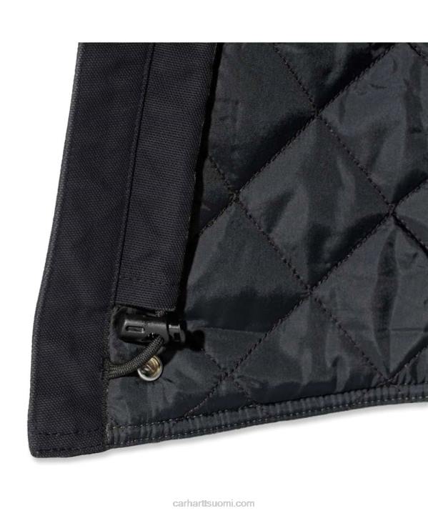 musta miehet Carhartt pesty ankka eristetty huppu 4NNJ33