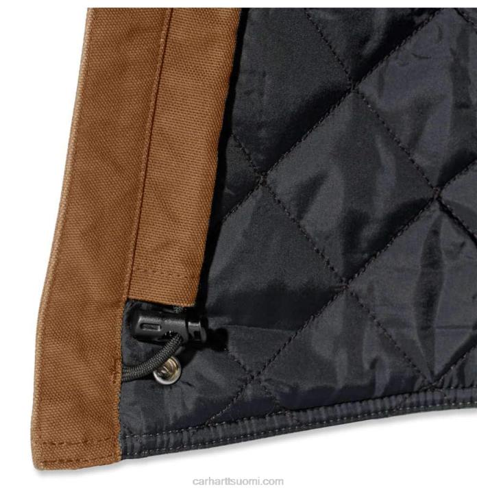 musta miehet Carhartt pesty ankka eristetty huppu 4NNJ33