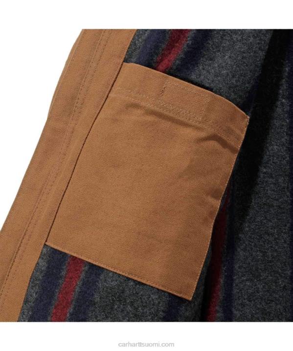 musta miehet Carhartt rennon istuvuuden ankkahuopa vuorattu detroit-takki 4NNJ17