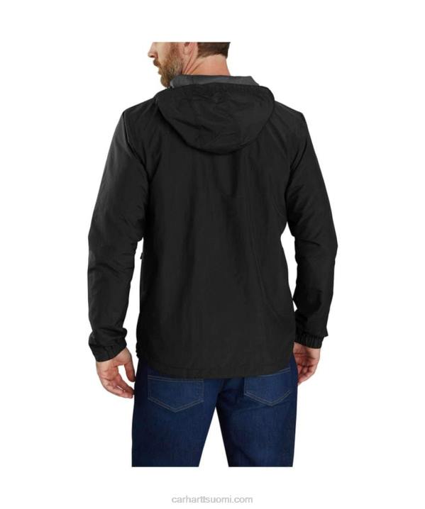 musta miehet Carhartt sadesuojan rento kevyt takki 4NNJ18