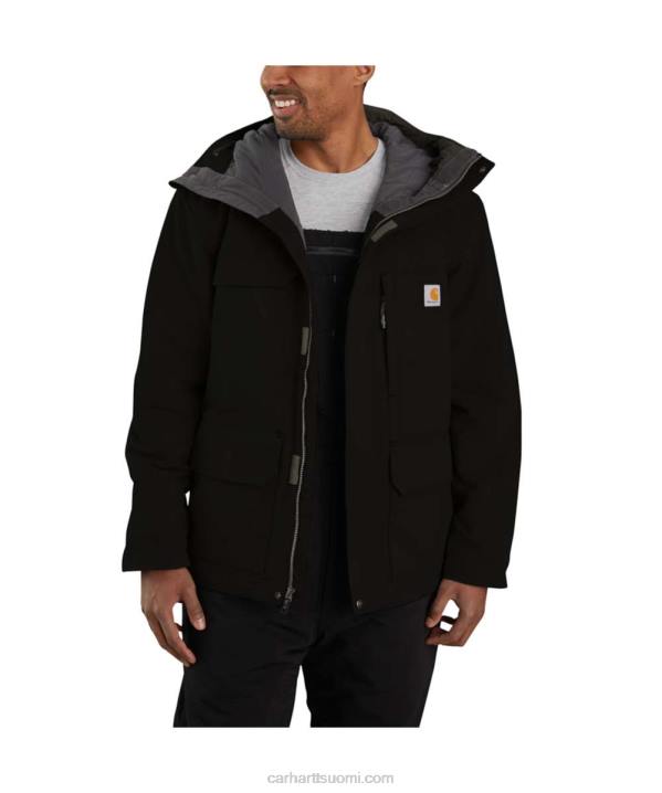 musta miehet Carhartt super dux rento istuvuus eristetty perinteinen takki 4NNJ15