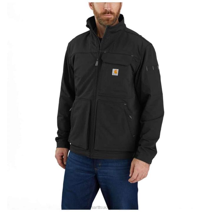 musta miehet Carhartt super dux rento malli kevyt kaula-altaan takki 4NNJ23
