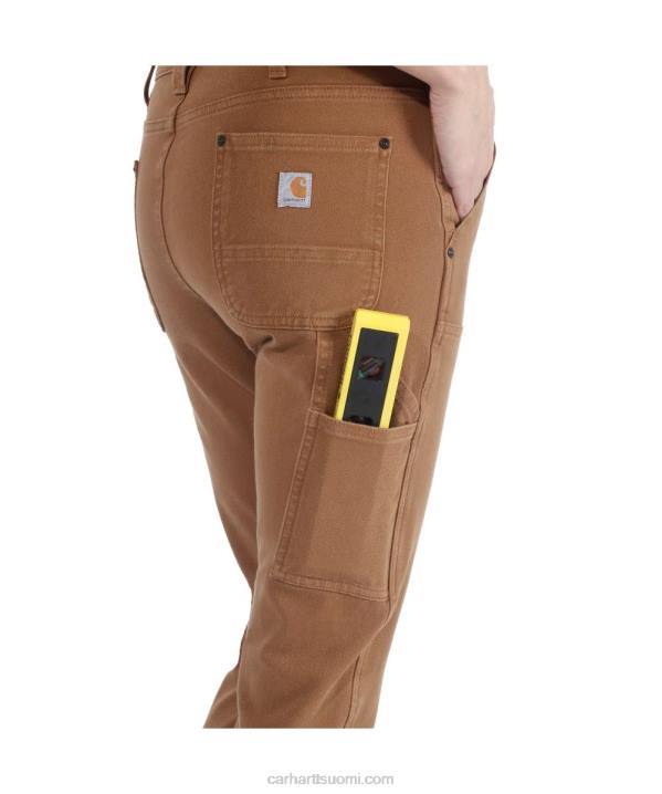 musta naiset Carhartt jäykkä, joustava, rento istuvuus twill-työhousut 4NNJ202