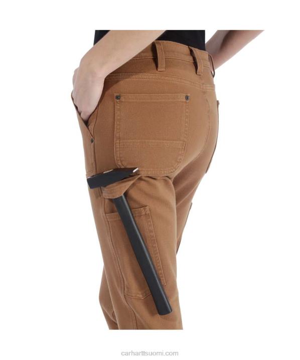 musta naiset Carhartt jäykkä, joustava, rento istuvuus twill-työhousut 4NNJ202