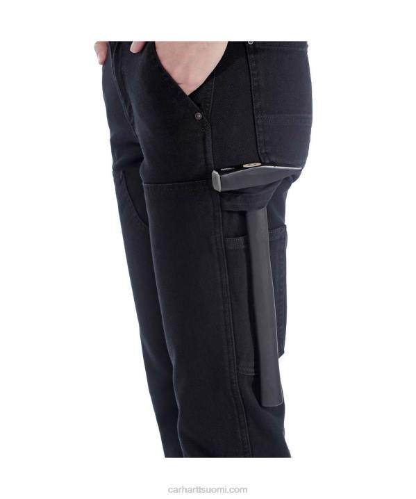 musta naiset Carhartt jäykkä, joustava, rento istuvuus twill-työhousut 4NNJ202