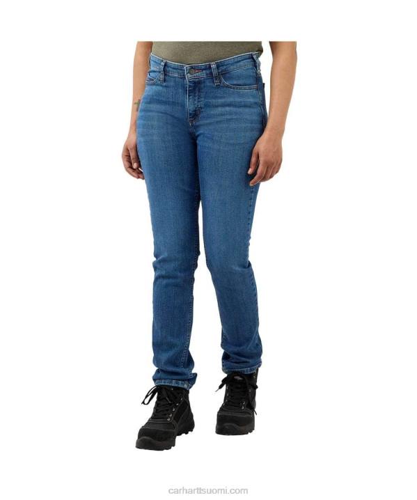 pähkinänruskea naiset Carhartt karu flex slim fit kapeneva farkku 4NNJ199