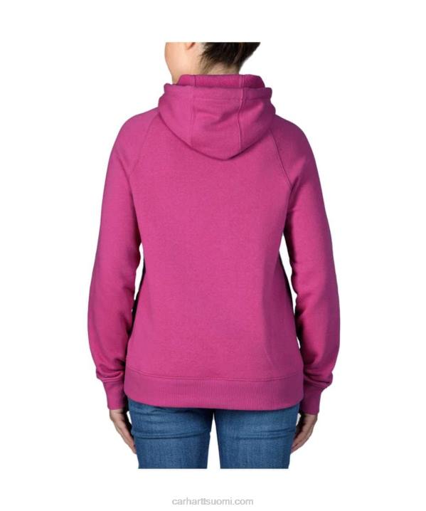 musta naiset Carhartt force relaxed fit kevyt graafinen huppari 4NNJ205